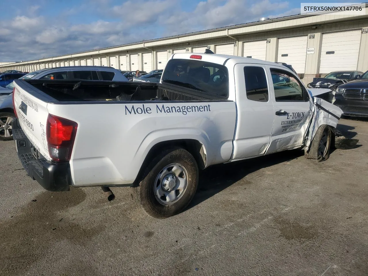 2019 Toyota Tacoma Access Cab VIN: 5TFRX5GN0KX147706 Lot: 79416384