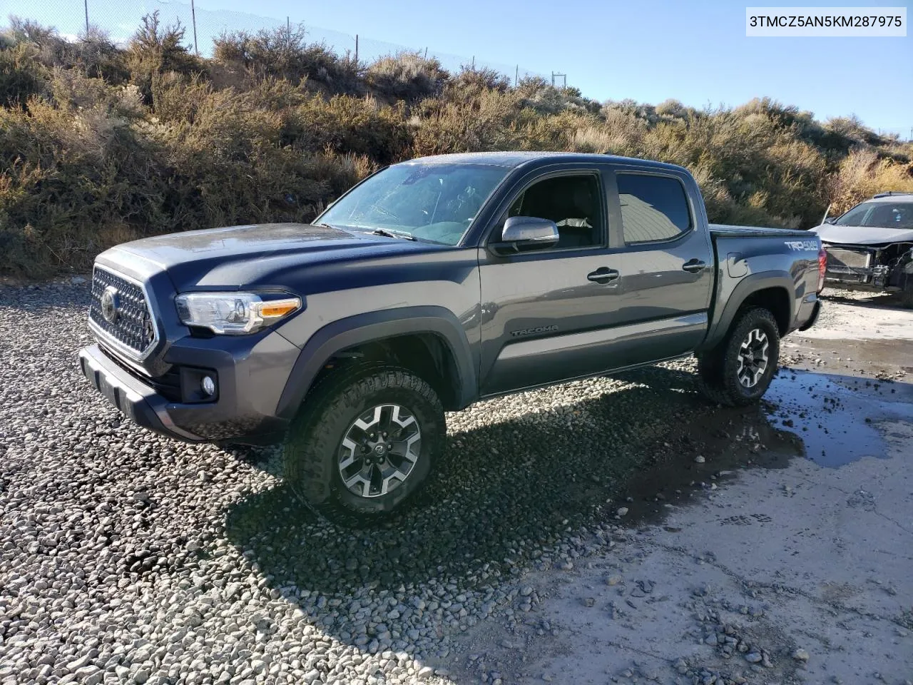 2019 Toyota Tacoma Double Cab VIN: 3TMCZ5AN5KM287975 Lot: 79557524