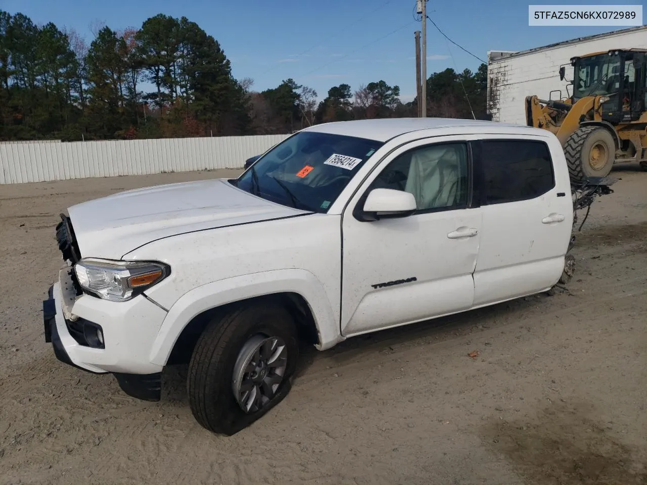 2019 Toyota Tacoma Double Cab VIN: 5TFAZ5CN6KX072989 Lot: 79564214