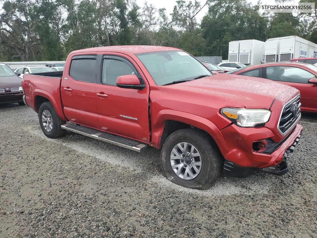 2019 Toyota Tacoma Double Cab VIN: 5TFCZ5AN0KX192556 Lot: 79629254