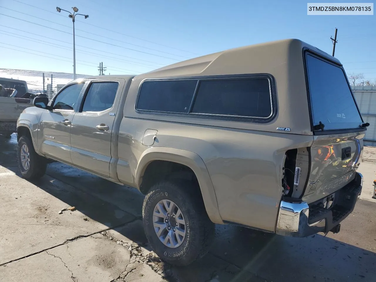 2019 Toyota Tacoma Double Cab VIN: 3TMDZ5BN8KM078135 Lot: 79771854