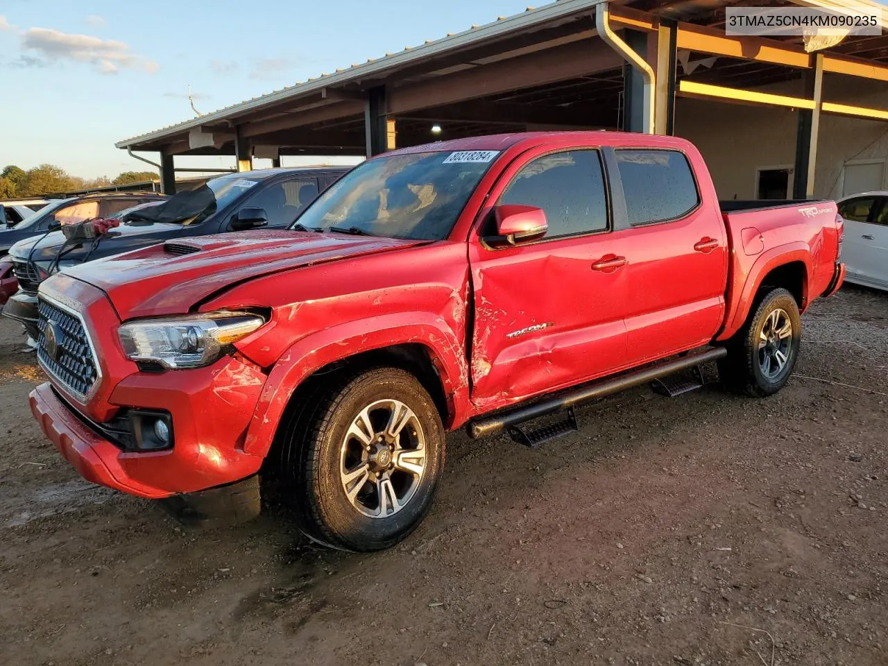 2019 Toyota Tacoma Double Cab VIN: 3TMAZ5CN4KM090235 Lot: 80318284