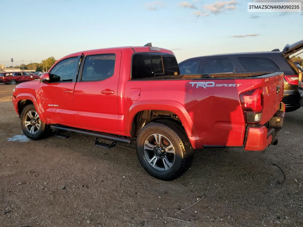 2019 Toyota Tacoma Double Cab VIN: 3TMAZ5CN4KM090235 Lot: 80318284