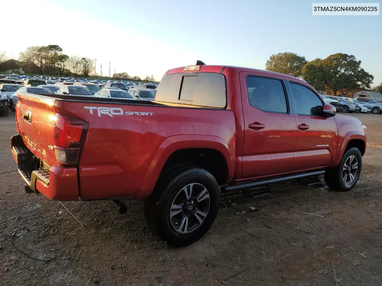 2019 Toyota Tacoma Double Cab VIN: 3TMAZ5CN4KM090235 Lot: 80318284