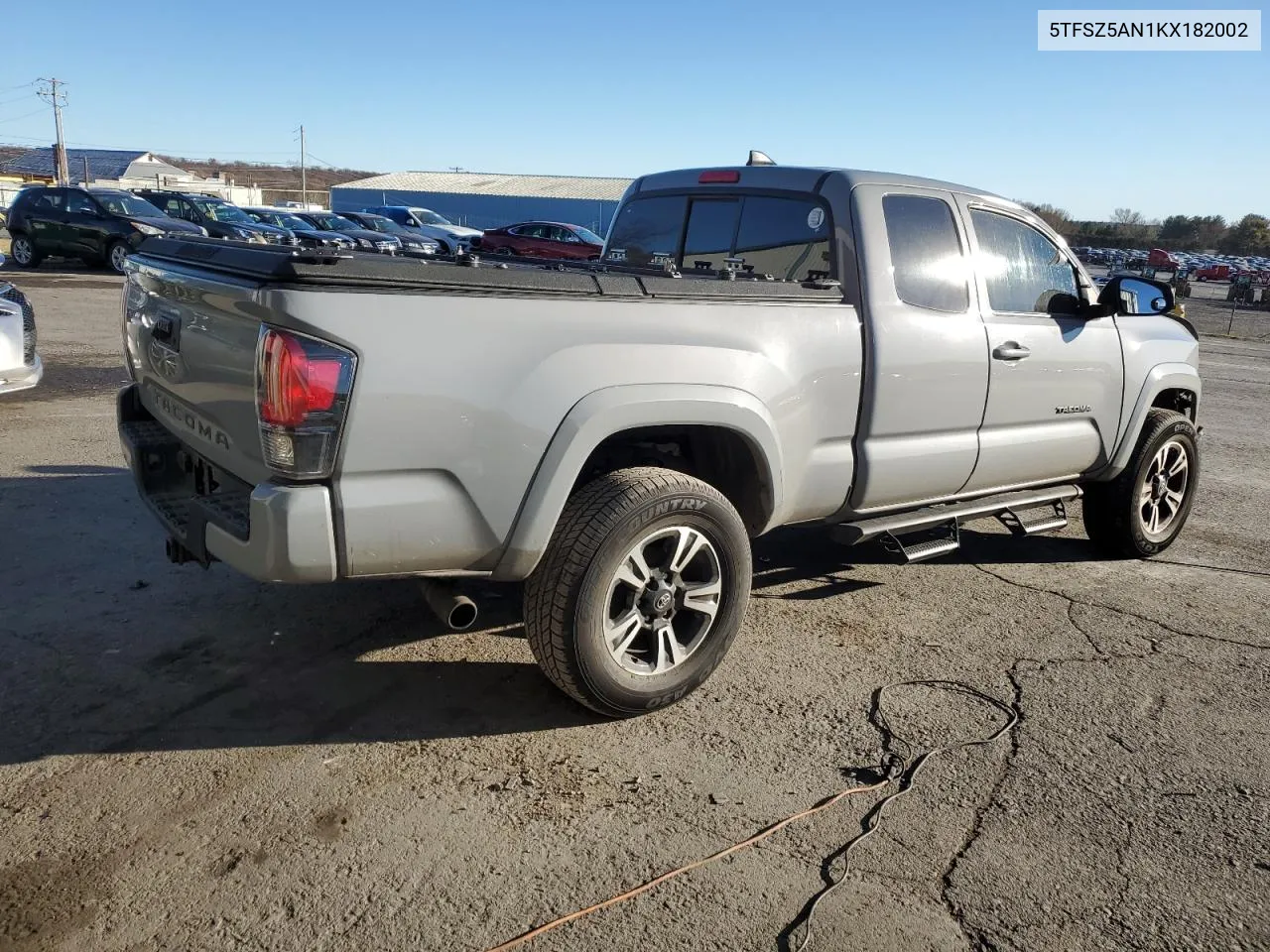 2019 Toyota Tacoma Access Cab VIN: 5TFSZ5AN1KX182002 Lot: 80455964