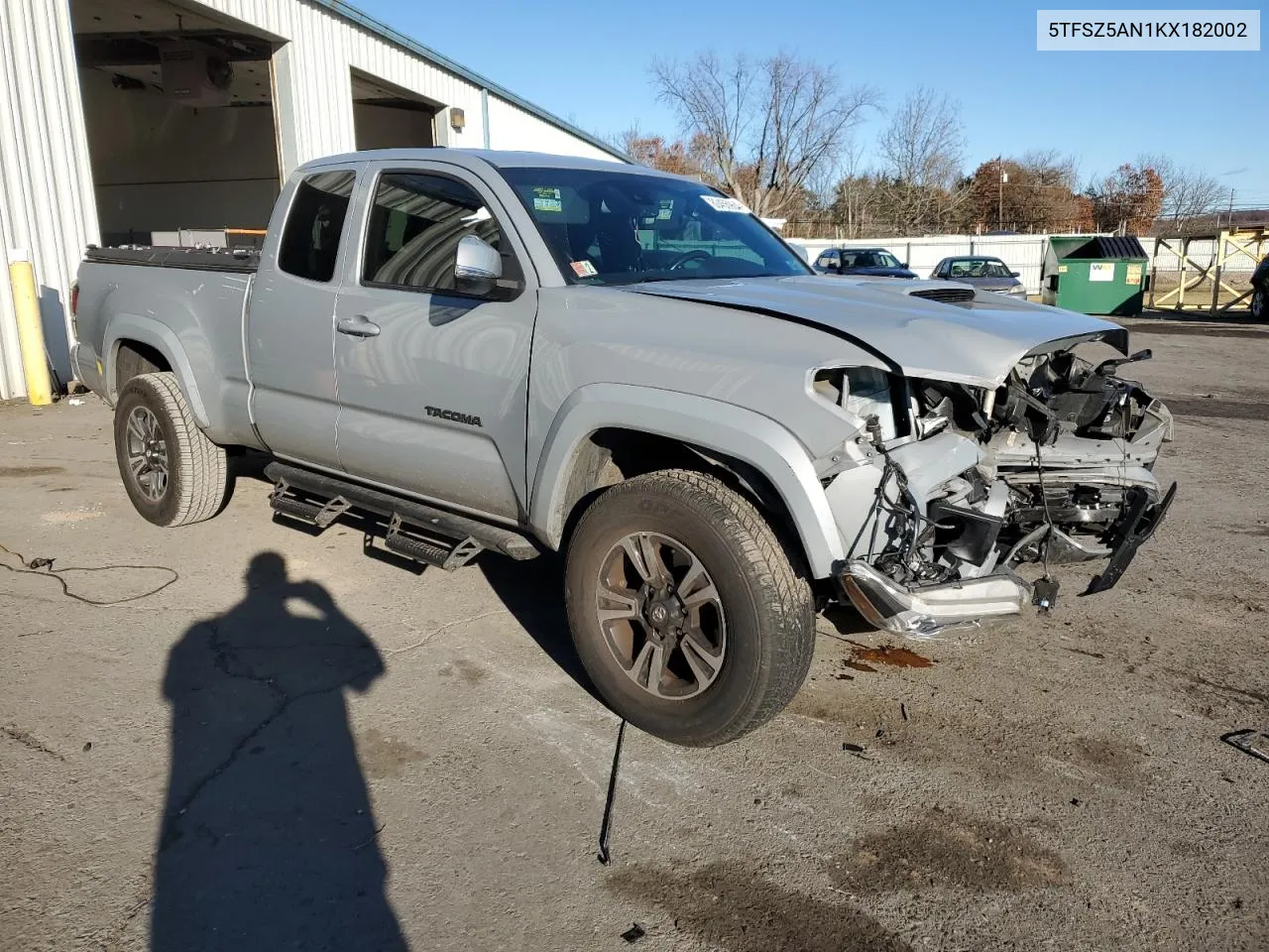 2019 Toyota Tacoma Access Cab VIN: 5TFSZ5AN1KX182002 Lot: 80455964