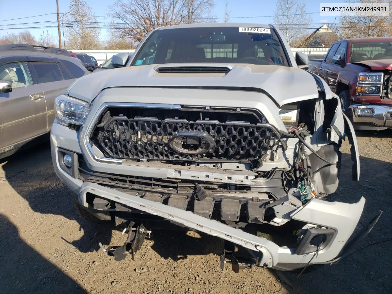 2019 Toyota Tacoma Double Cab VIN: 3TMCZ5AN4KM249931 Lot: 80692024