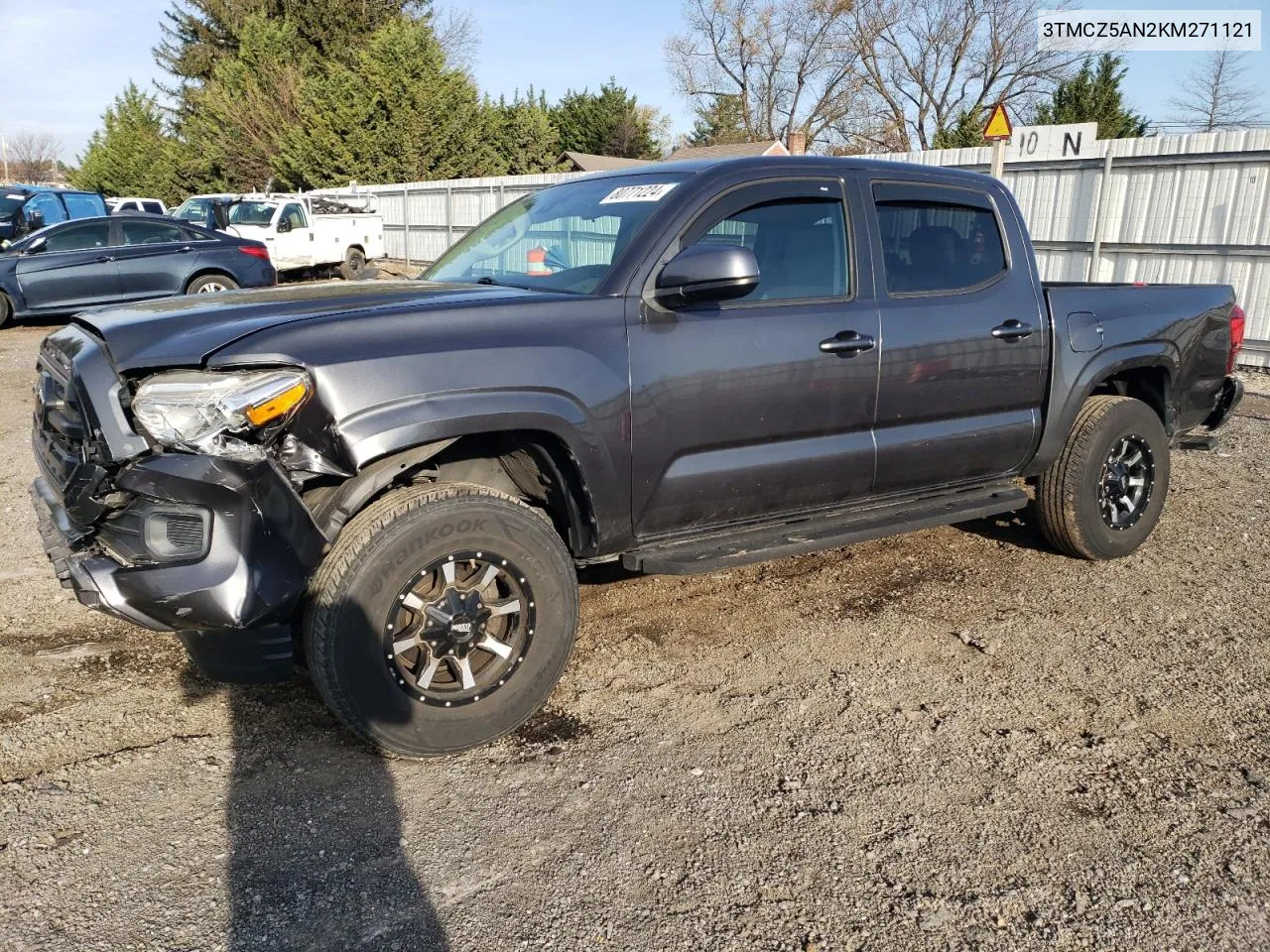 2019 Toyota Tacoma Double Cab VIN: 3TMCZ5AN2KM271121 Lot: 80771224