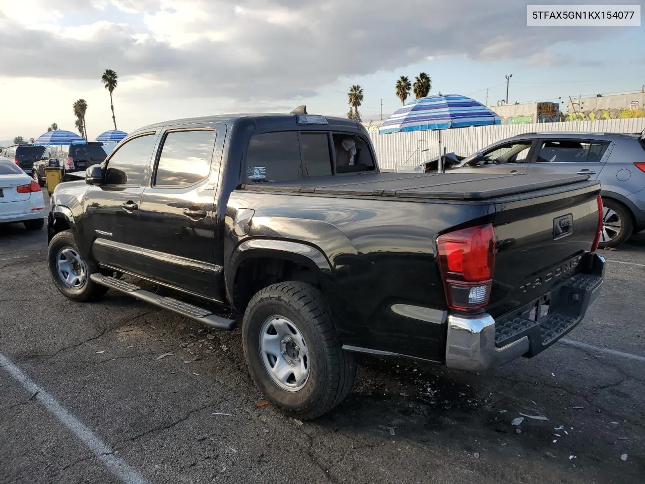 2019 Toyota Tacoma Double Cab VIN: 5TFAX5GN1KX154077 Lot: 81157914