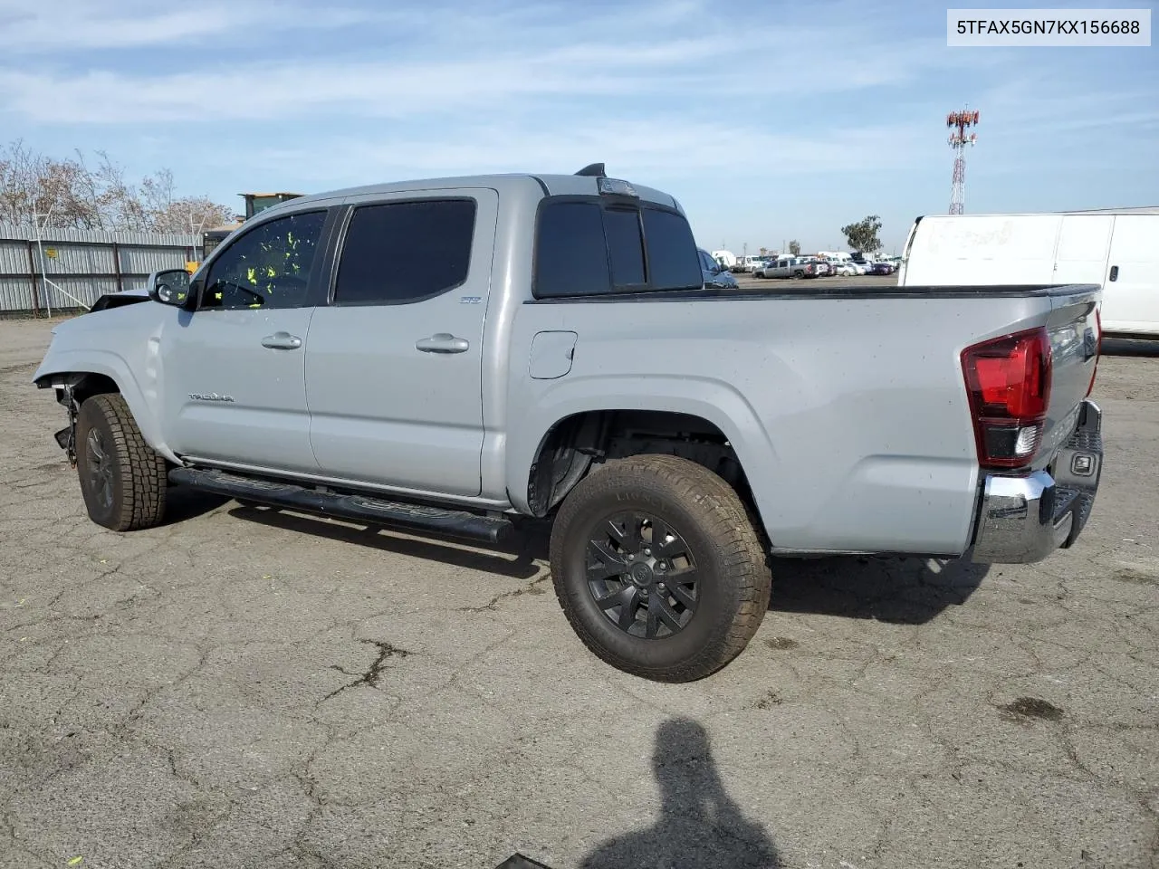 2019 Toyota Tacoma Double Cab VIN: 5TFAX5GN7KX156688 Lot: 81359404