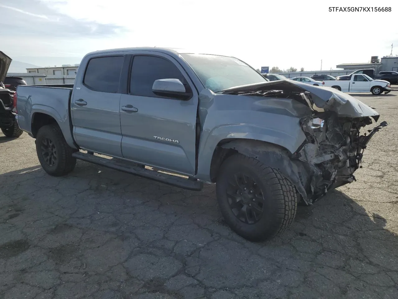 2019 Toyota Tacoma Double Cab VIN: 5TFAX5GN7KX156688 Lot: 81359404