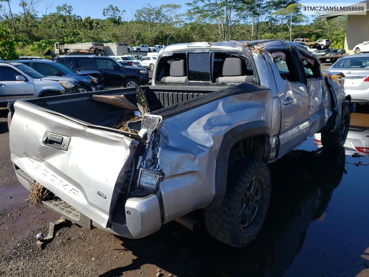 2020 Toyota Tacoma Double Cab VIN: 3TMCZ5AN5LM358688 Lot: 46693344