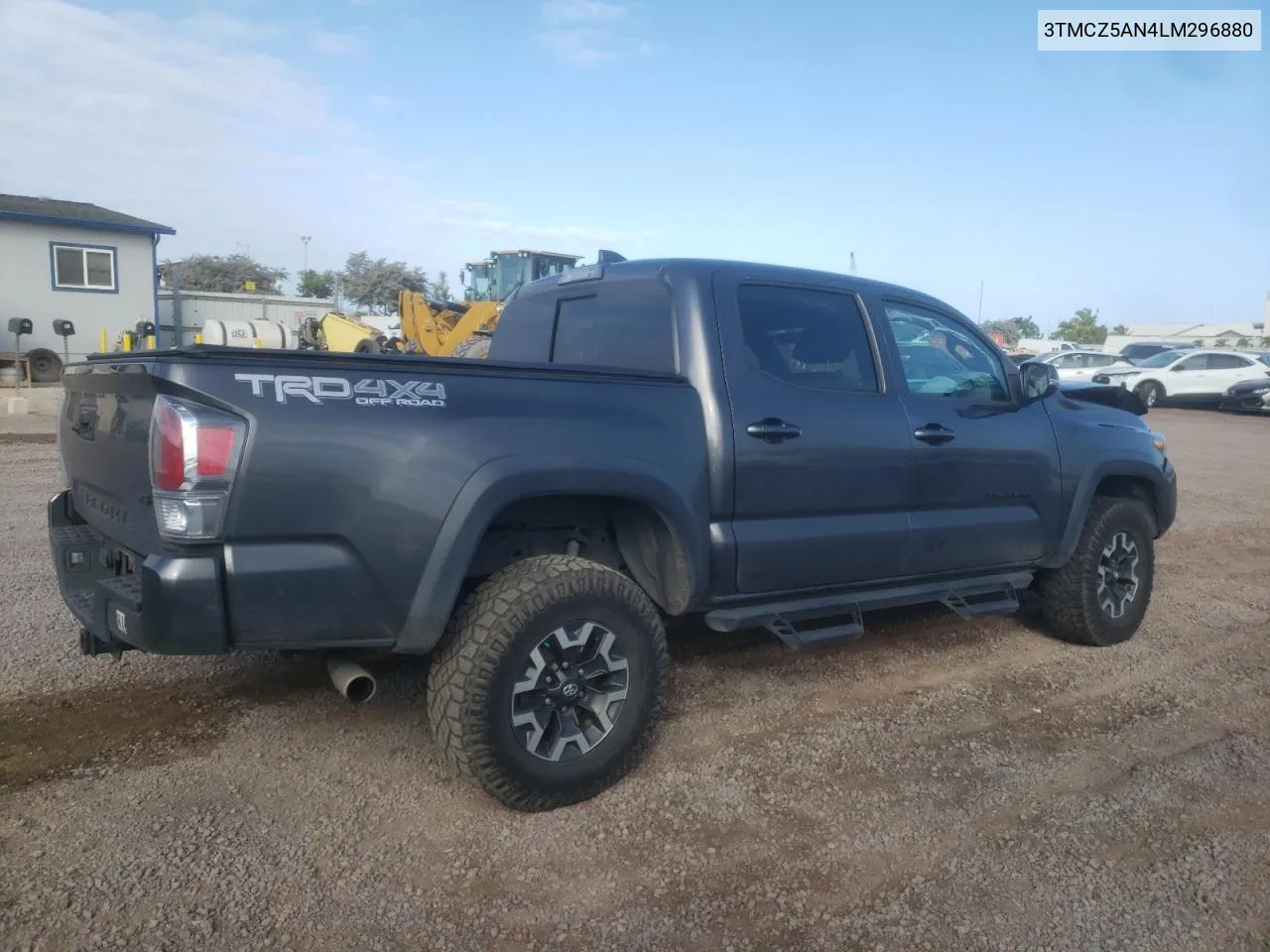 2020 Toyota Tacoma Double Cab VIN: 3TMCZ5AN4LM296880 Lot: 48369754