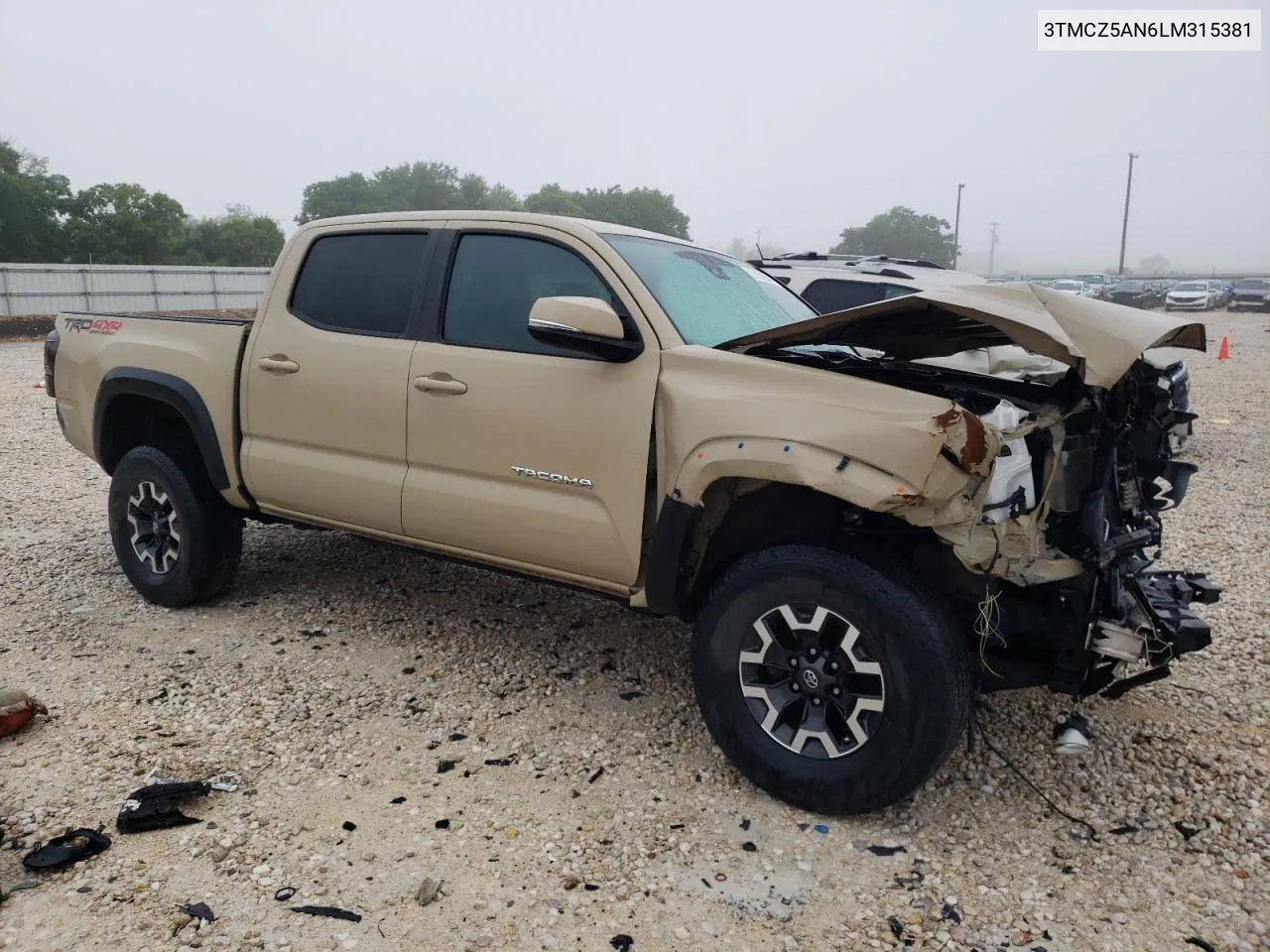 2020 Toyota Tacoma Double Cab VIN: 3TMCZ5AN6LM315381 Lot: 53169654