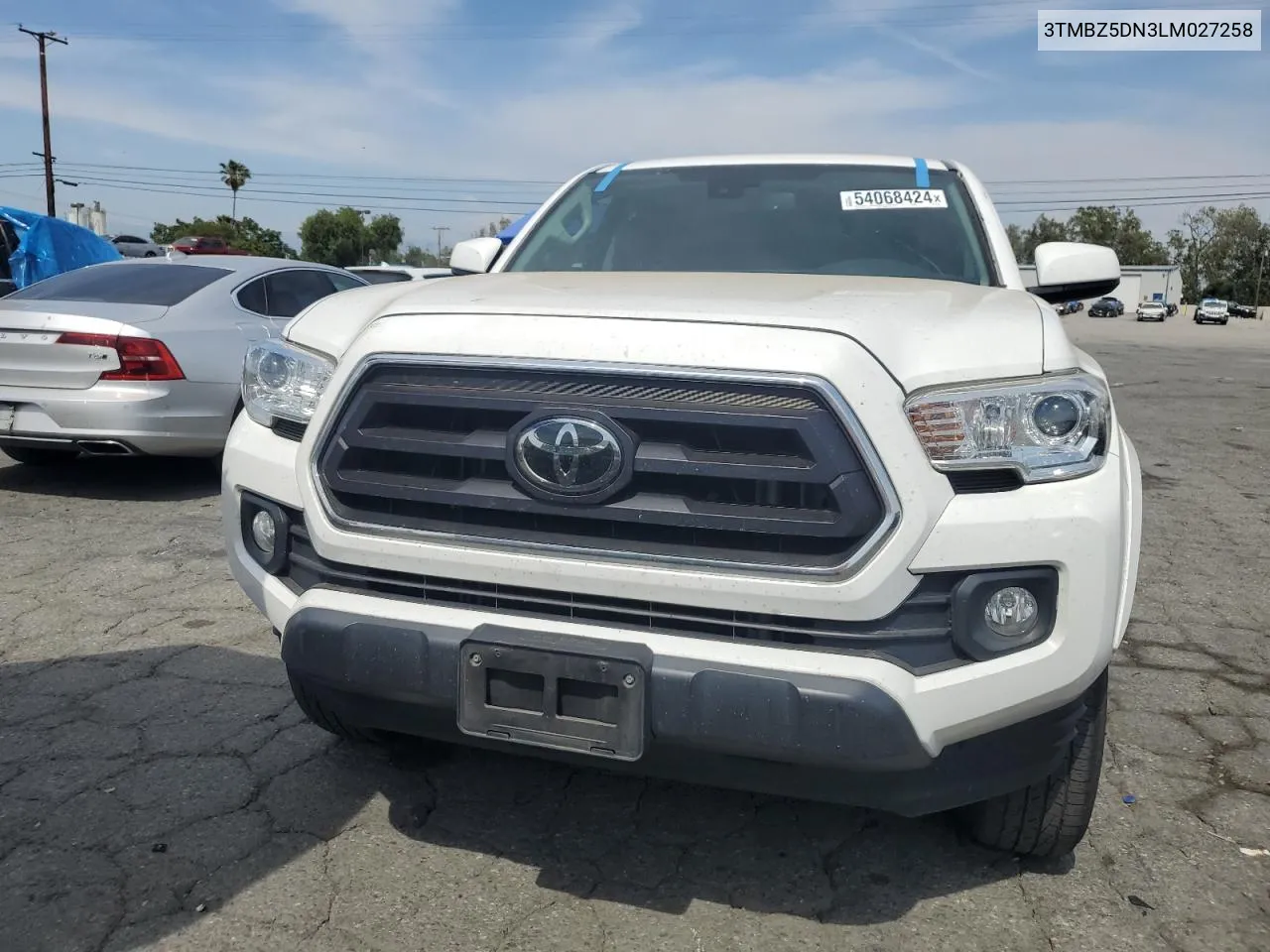 2020 Toyota Tacoma Double Cab VIN: 3TMBZ5DN3LM027258 Lot: 54068424