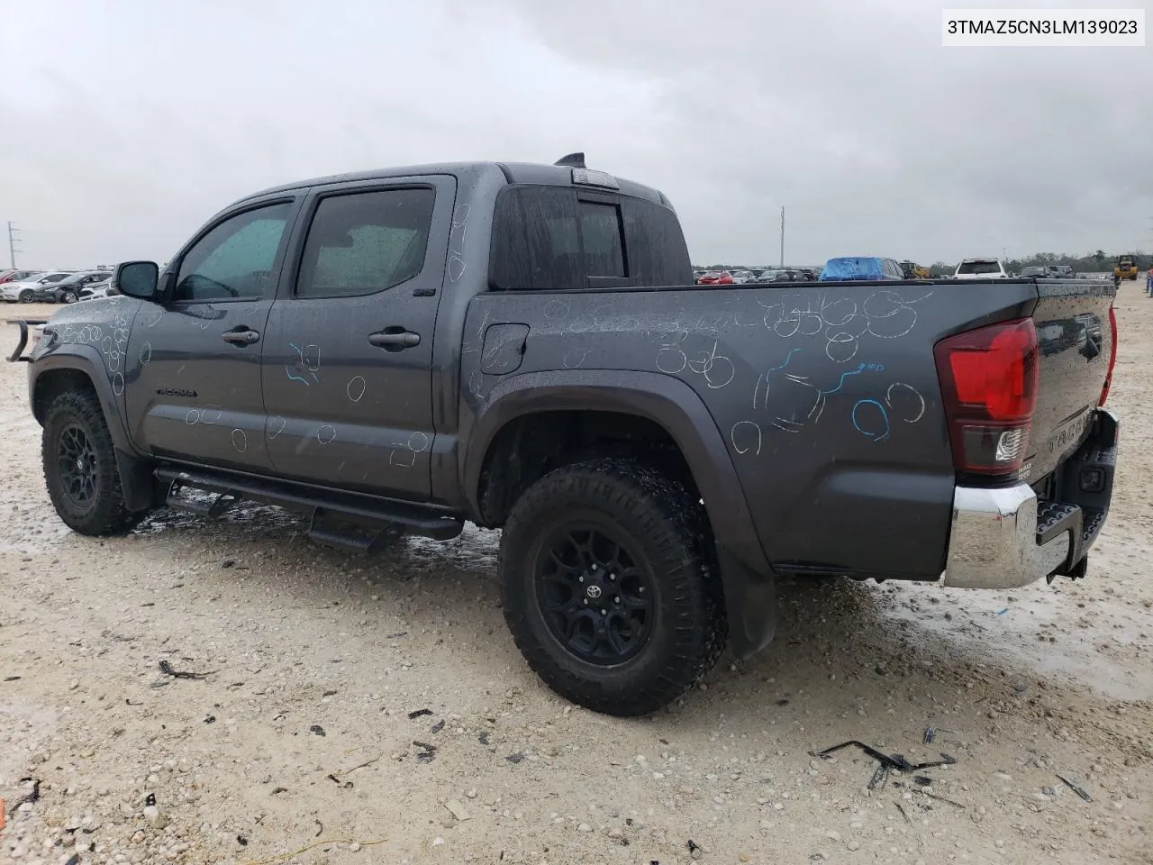 2020 Toyota Tacoma Double Cab VIN: 3TMAZ5CN3LM139023 Lot: 58308944