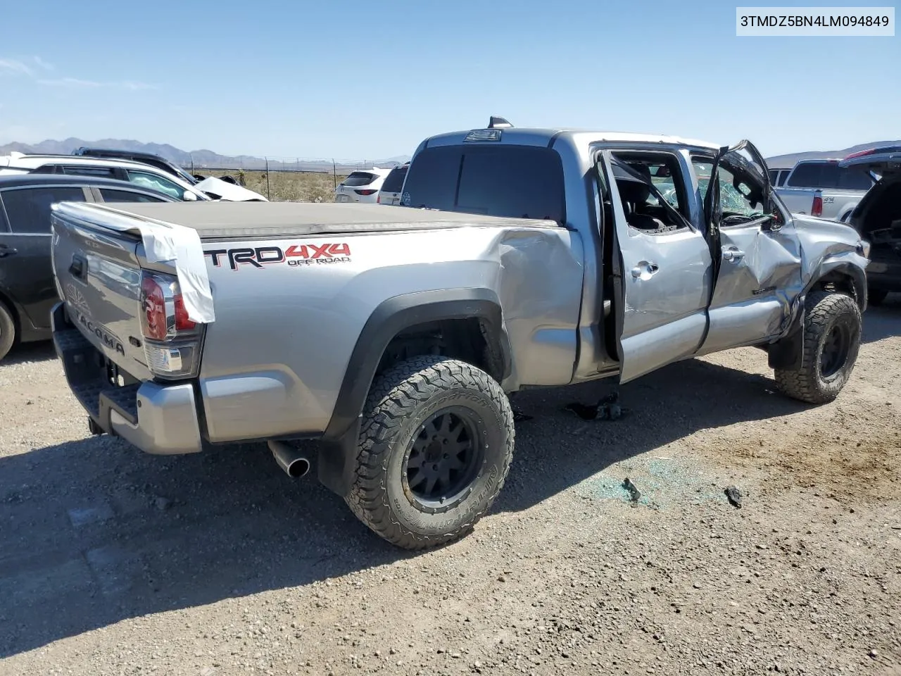 2020 Toyota Tacoma Double Cab VIN: 3TMDZ5BN4LM094849 Lot: 58325244