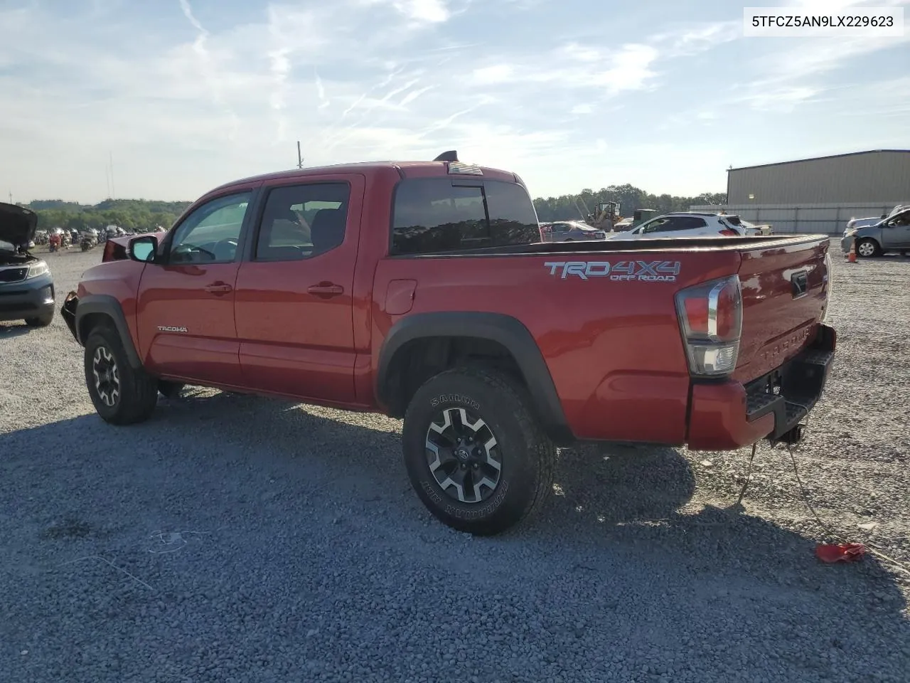 2020 Toyota Tacoma Double Cab VIN: 5TFCZ5AN9LX229623 Lot: 58474634