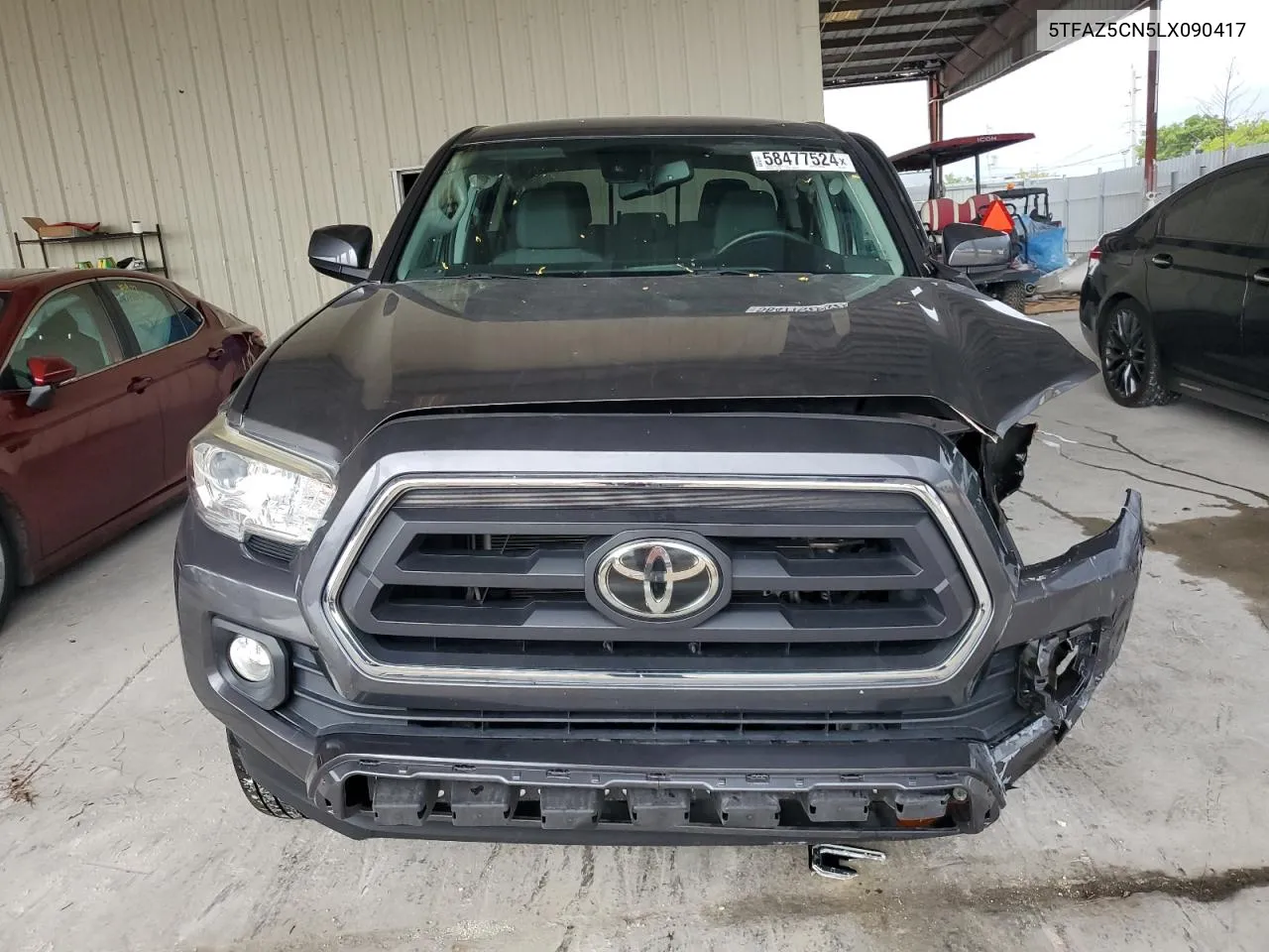 2020 Toyota Tacoma Double Cab VIN: 5TFAZ5CN5LX090417 Lot: 58477524