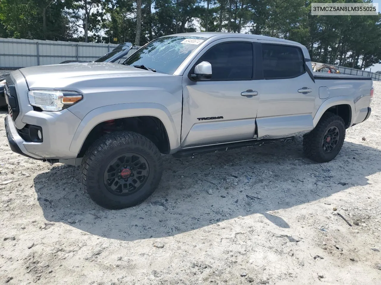 3TMCZ5AN8LM355025 2020 Toyota Tacoma Double Cab