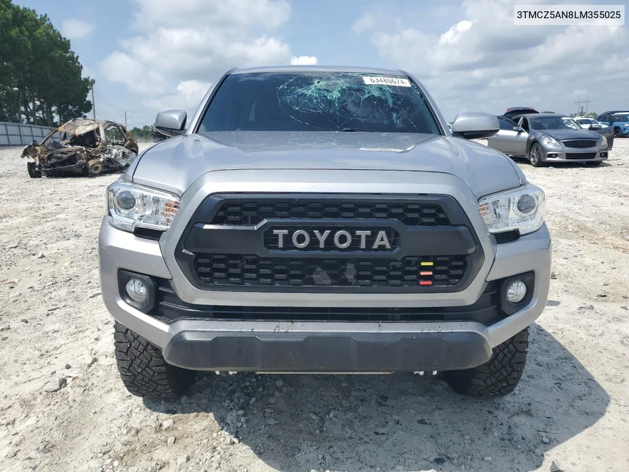 3TMCZ5AN8LM355025 2020 Toyota Tacoma Double Cab