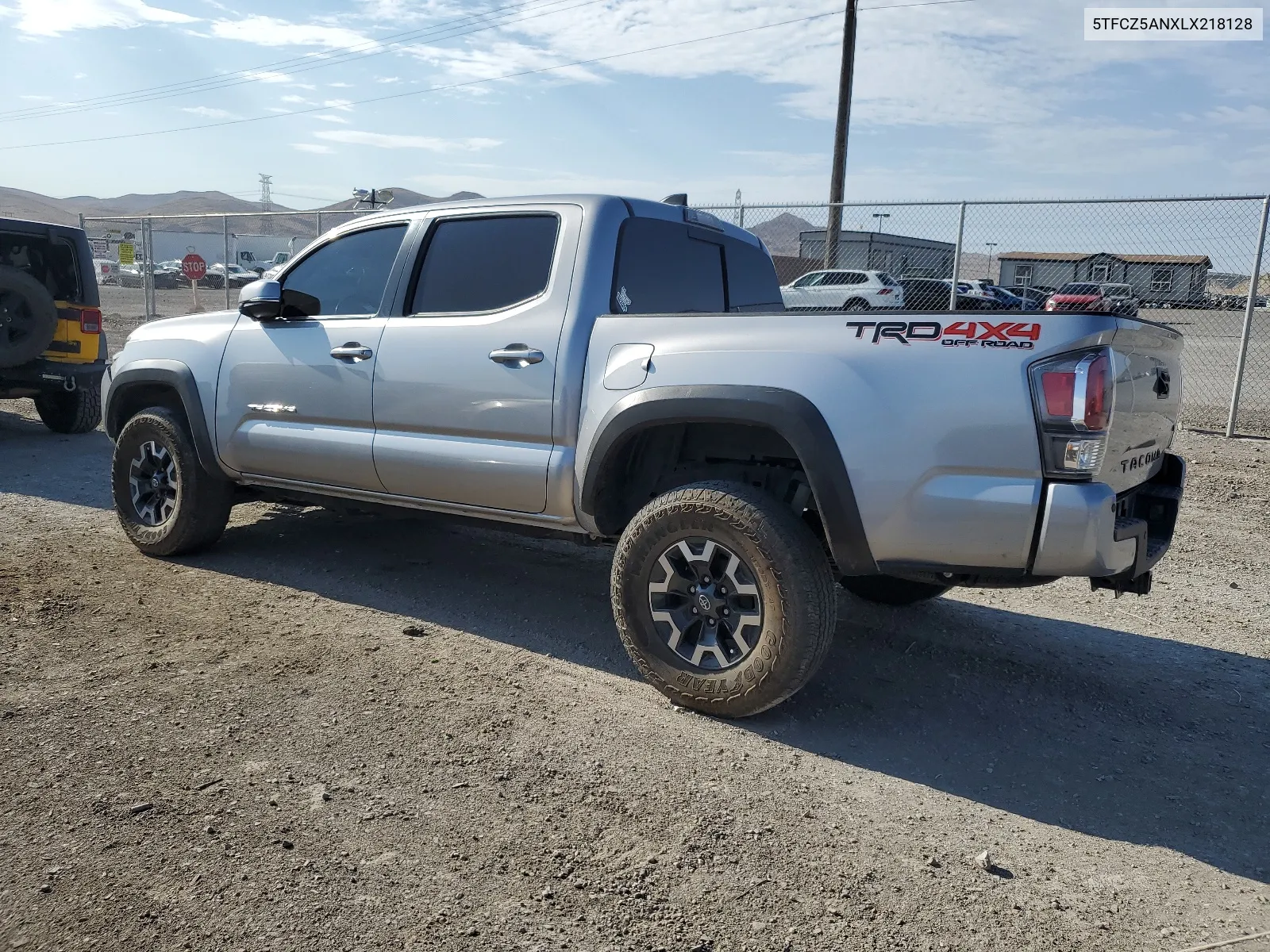 2020 Toyota Tacoma Double Cab VIN: 5TFCZ5ANXLX218128 Lot: 63684324