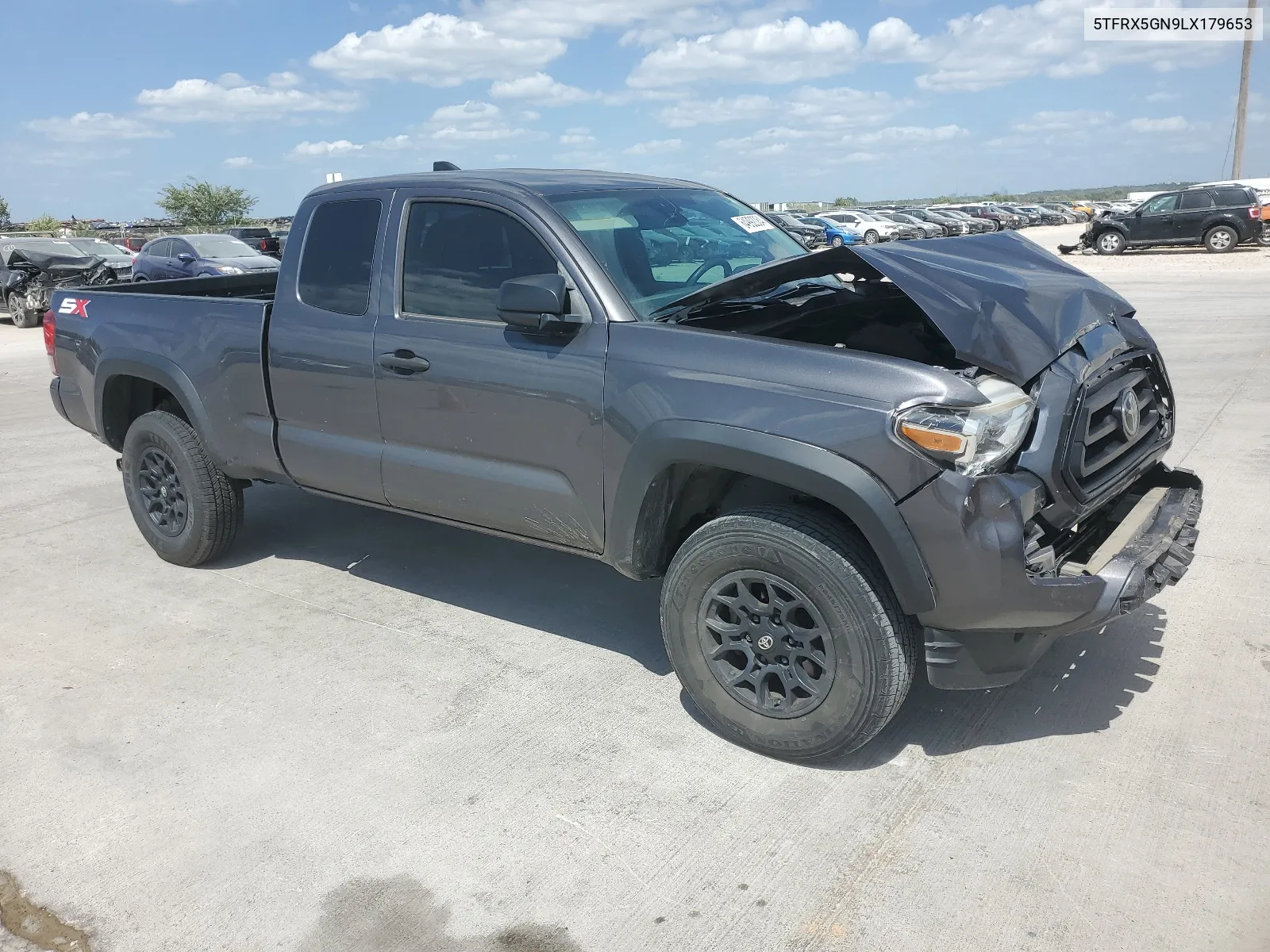 2020 Toyota Tacoma Access Cab VIN: 5TFRX5GN9LX179653 Lot: 64992084