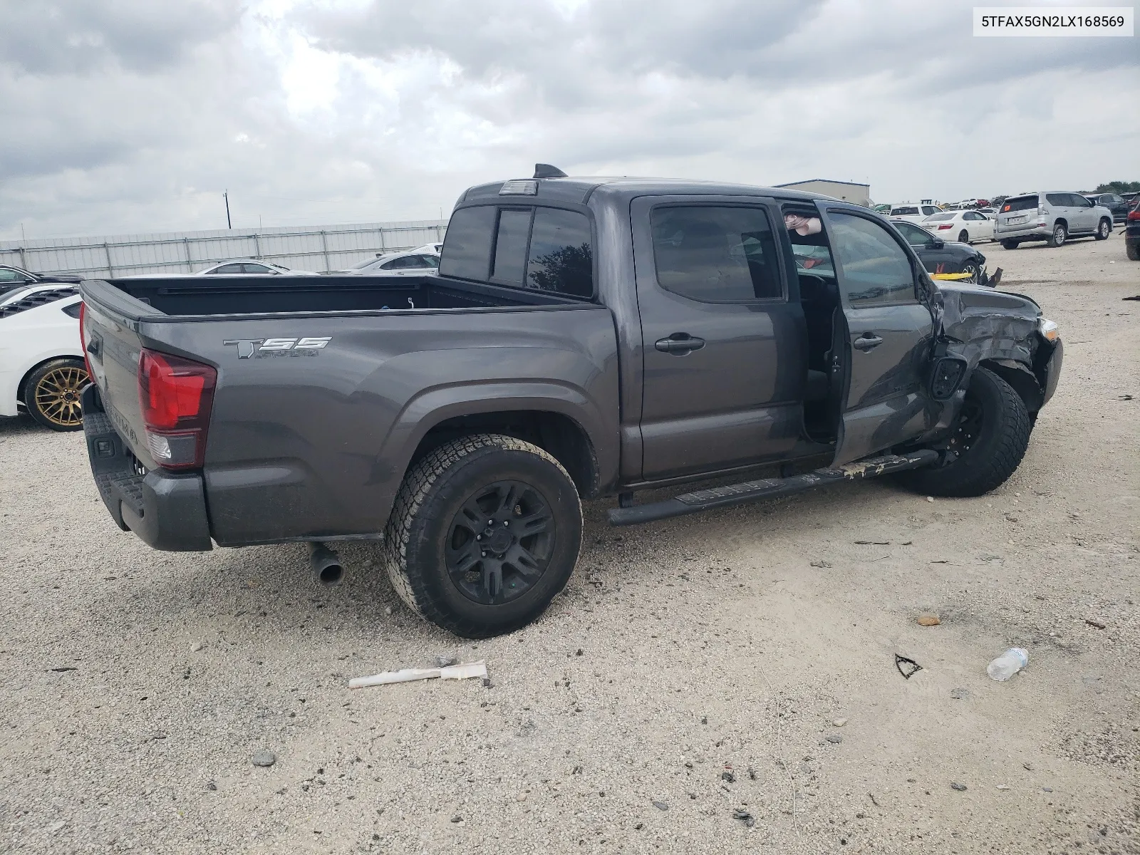 2020 Toyota Tacoma Double Cab VIN: 5TFAX5GN2LX168569 Lot: 65020984