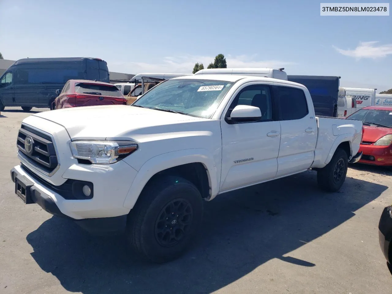 2020 Toyota Tacoma Double Cab VIN: 3TMBZ5DN8LM023478 Lot: 65790564