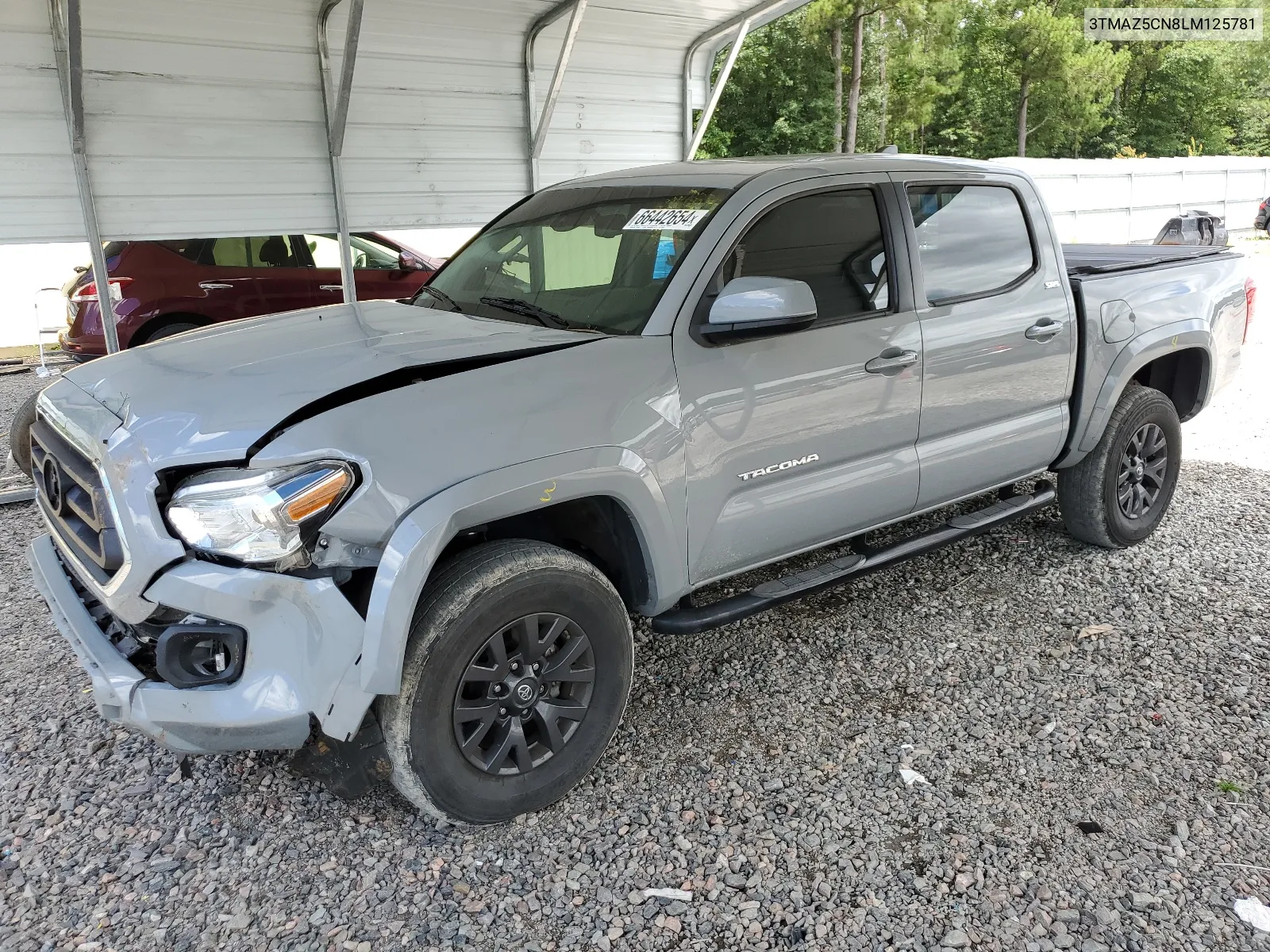 2020 Toyota Tacoma Double Cab VIN: 3TMAZ5CN8LM125781 Lot: 66442654