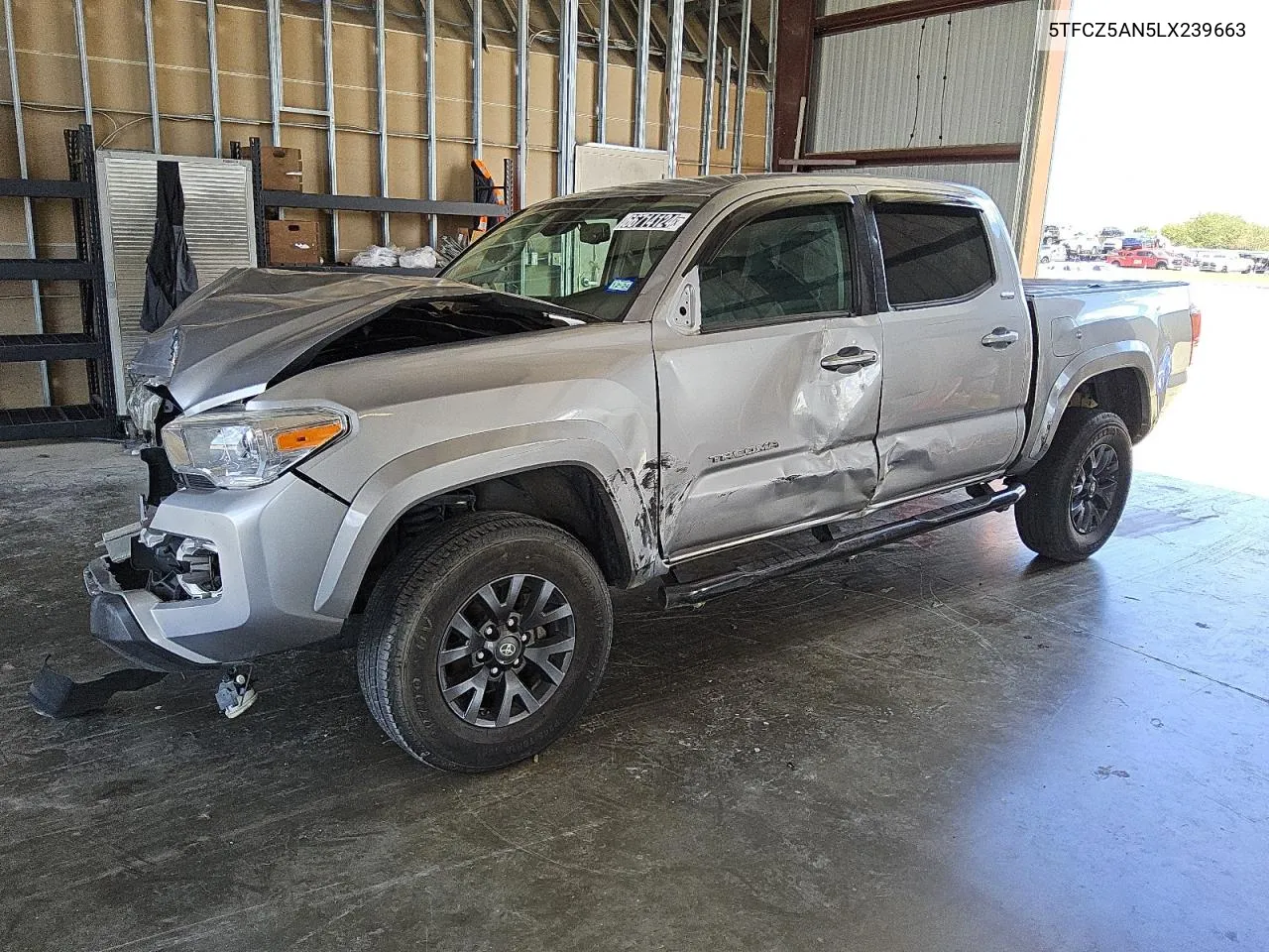 2020 Toyota Tacoma Double Cab VIN: 5TFCZ5AN5LX239663 Lot: 66714124