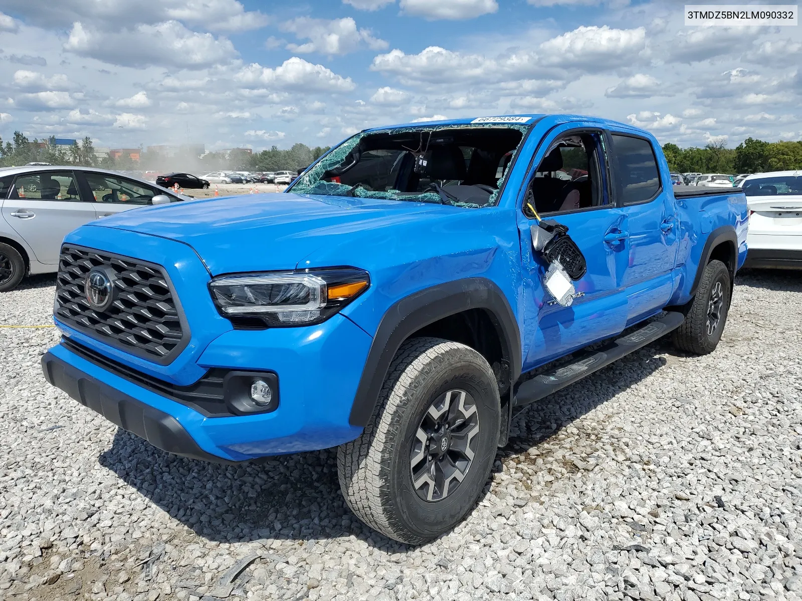 2020 Toyota Tacoma Double Cab VIN: 3TMDZ5BN2LM090332 Lot: 66729384