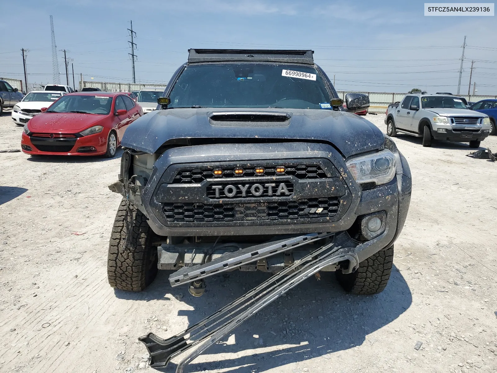 2020 Toyota Tacoma Double Cab VIN: 5TFCZ5AN4LX239136 Lot: 66990964