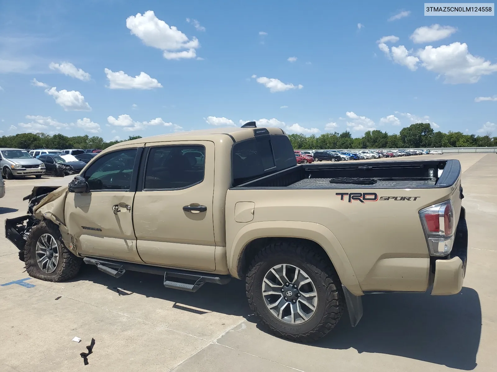 2020 Toyota Tacoma Double Cab VIN: 3TMAZ5CN0LM124558 Lot: 67457084