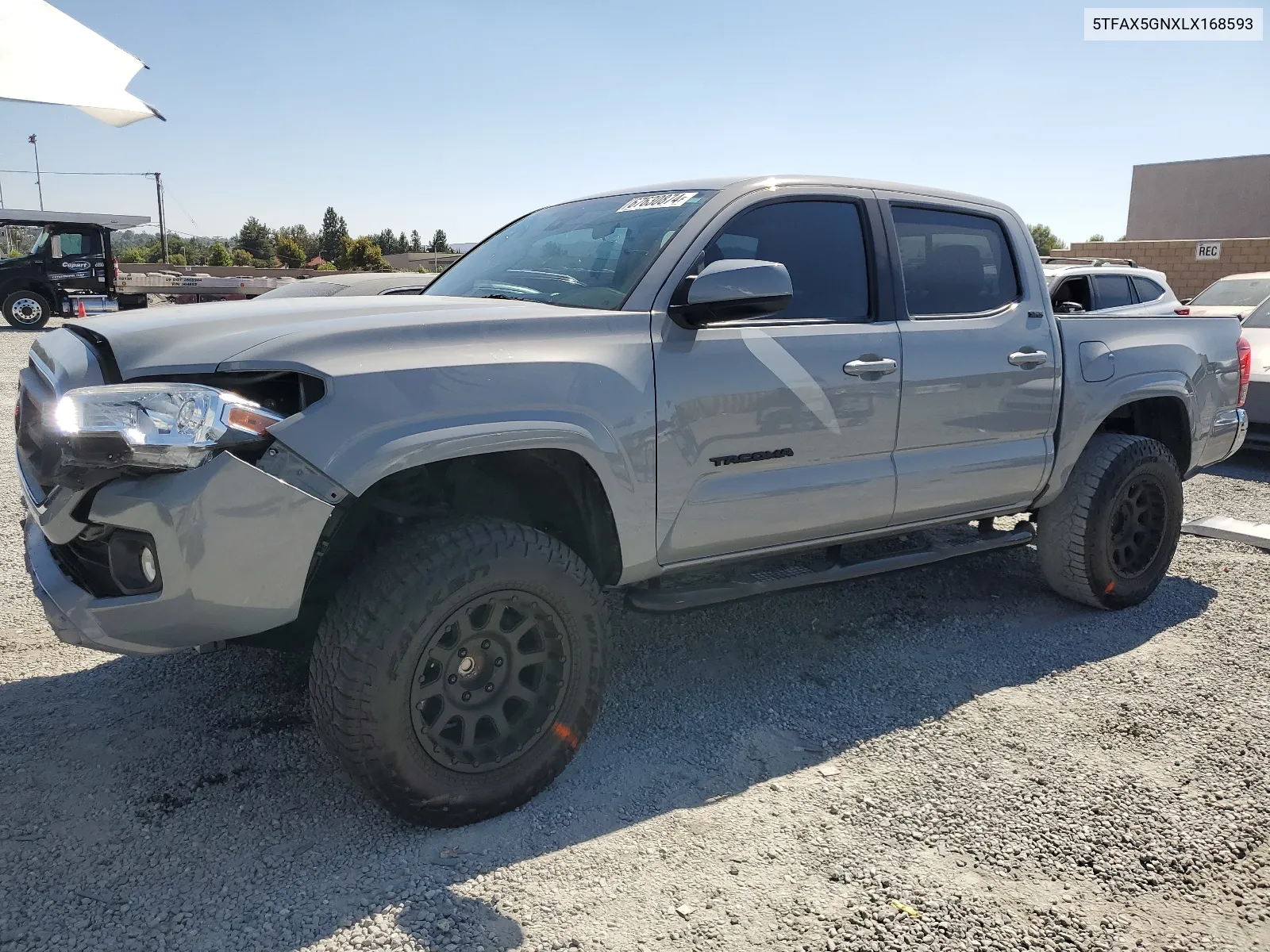 2020 Toyota Tacoma Double Cab VIN: 5TFAX5GNXLX168593 Lot: 67630874