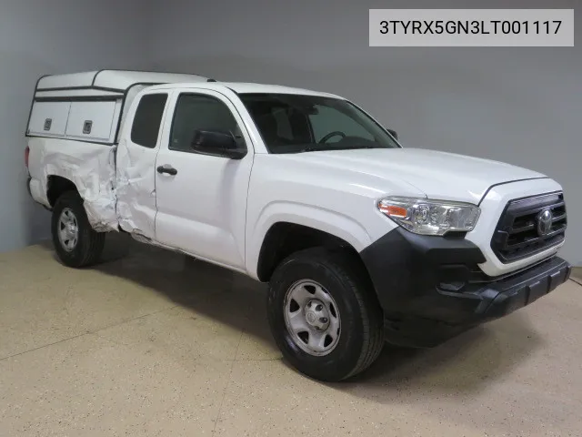 2020 Toyota Tacoma Access Cab VIN: 3TYRX5GN3LT001117 Lot: 67751444