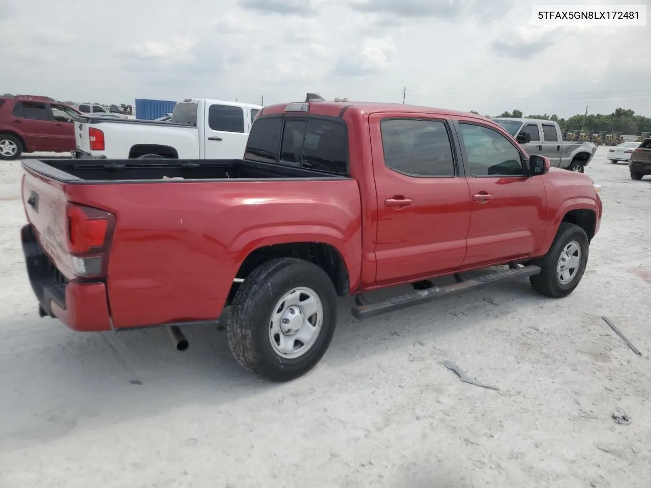 2020 Toyota Tacoma Double Cab VIN: 5TFAX5GN8LX172481 Lot: 68354514