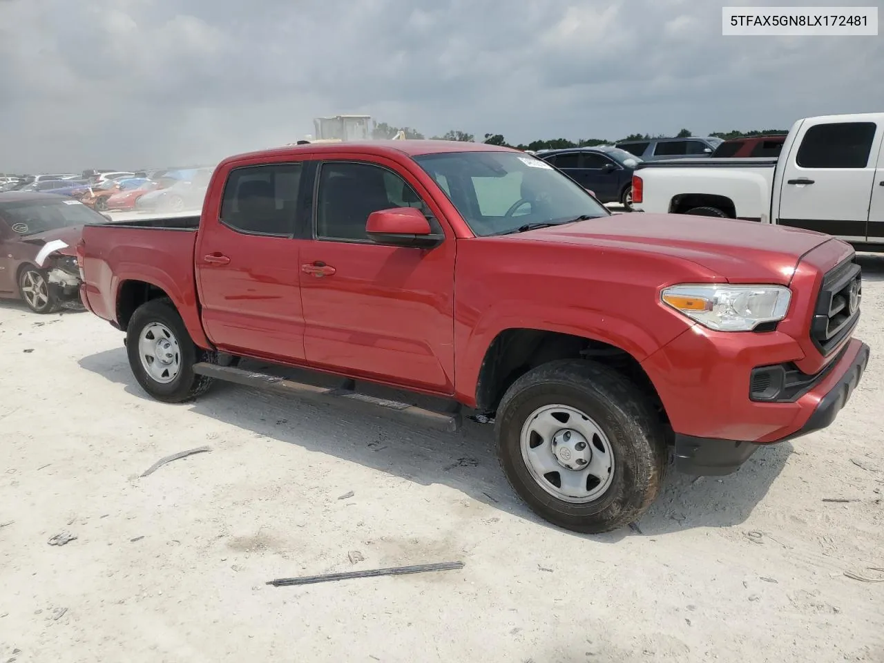 2020 Toyota Tacoma Double Cab VIN: 5TFAX5GN8LX172481 Lot: 68354514