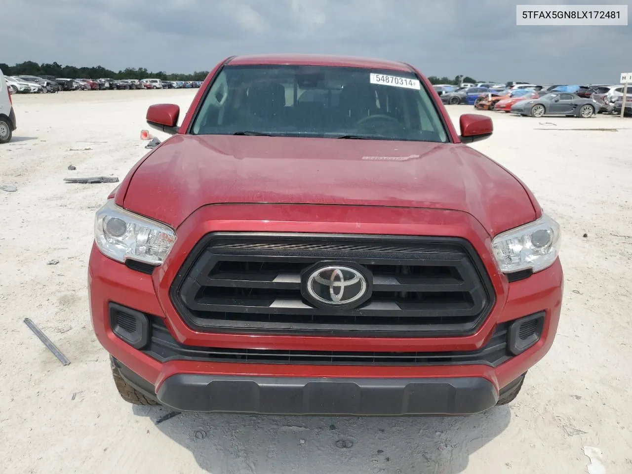 2020 Toyota Tacoma Double Cab VIN: 5TFAX5GN8LX172481 Lot: 68354514