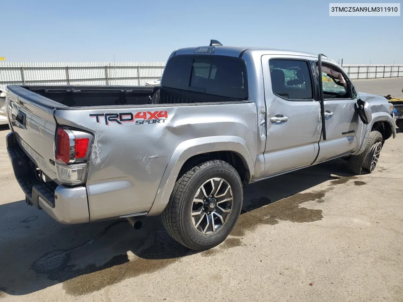 2020 Toyota Tacoma Double Cab VIN: 3TMCZ5AN9LM311910 Lot: 68701474