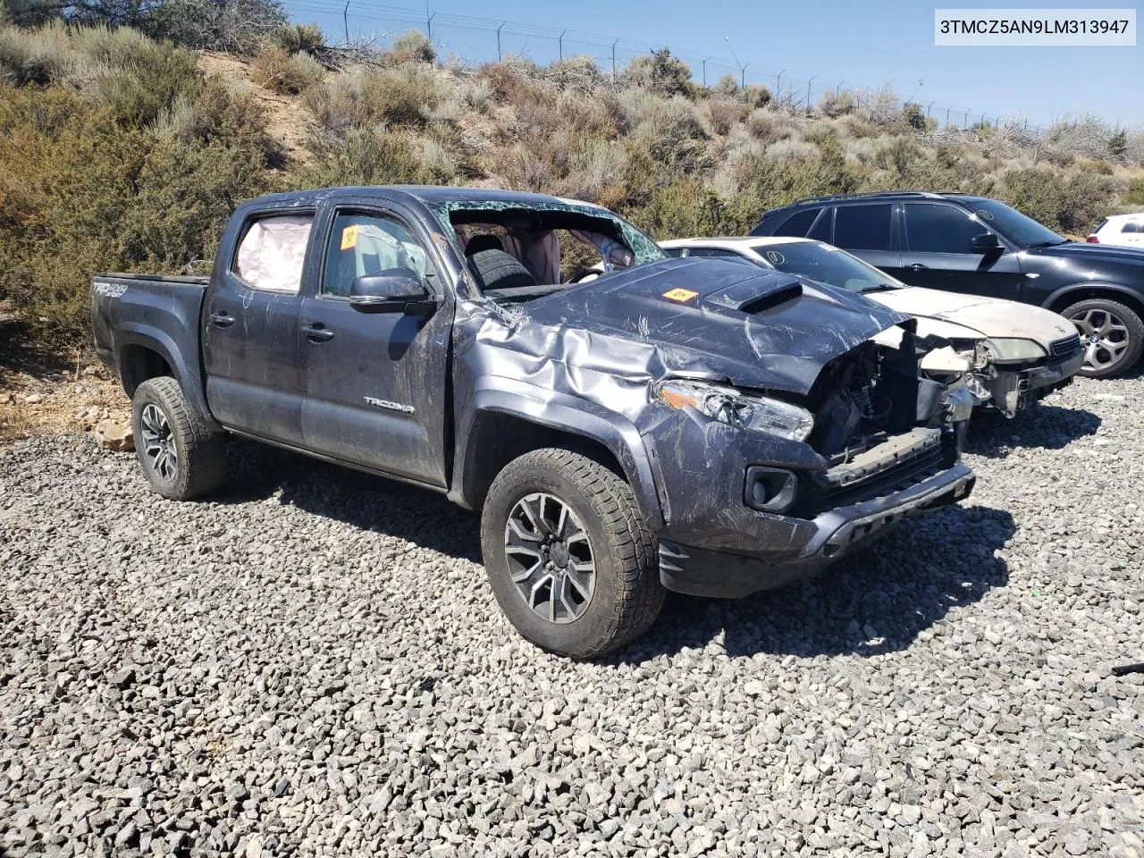 2020 Toyota Tacoma Double Cab VIN: 3TMCZ5AN9LM313947 Lot: 68870934