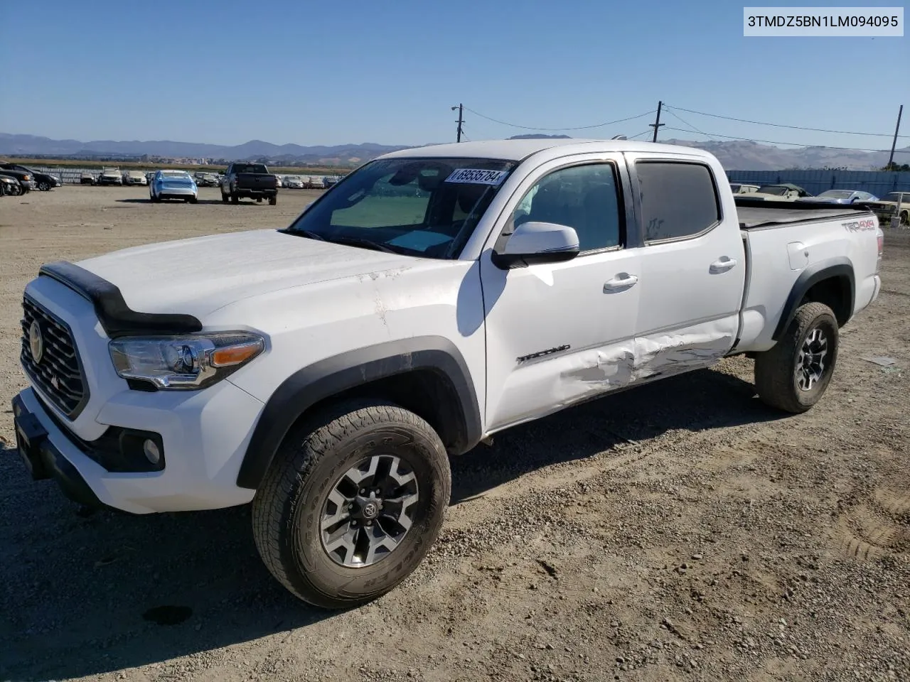 2020 Toyota Tacoma Double Cab VIN: 3TMDZ5BN1LM094095 Lot: 69535784