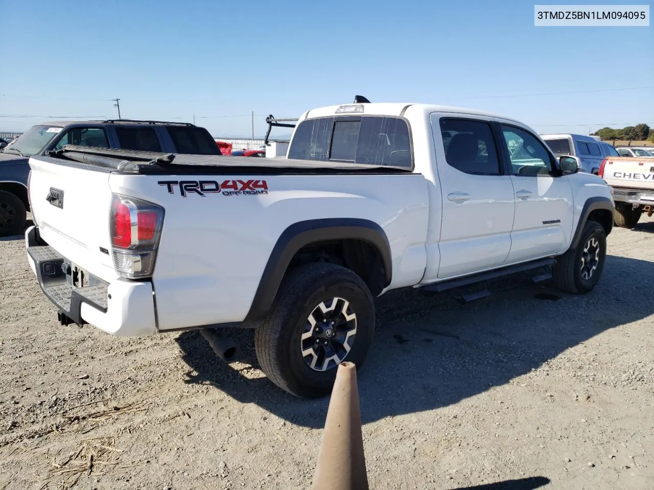 2020 Toyota Tacoma Double Cab VIN: 3TMDZ5BN1LM094095 Lot: 69535784