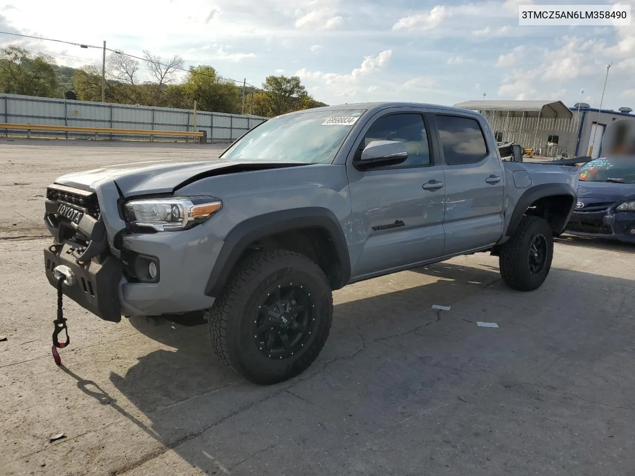 2020 Toyota Tacoma Double Cab VIN: 3TMCZ5AN6LM358490 Lot: 69598834