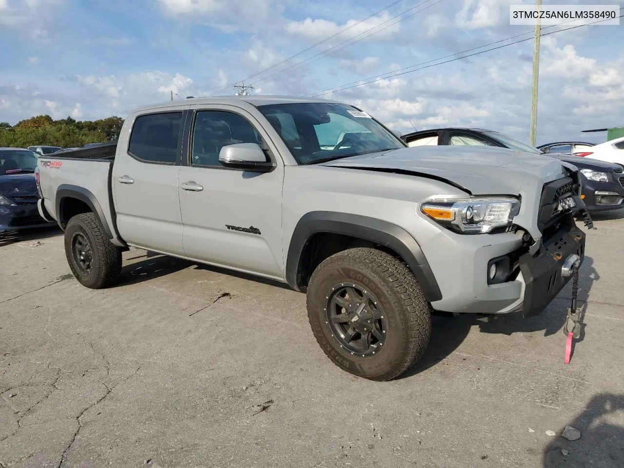 2020 Toyota Tacoma Double Cab VIN: 3TMCZ5AN6LM358490 Lot: 69598834