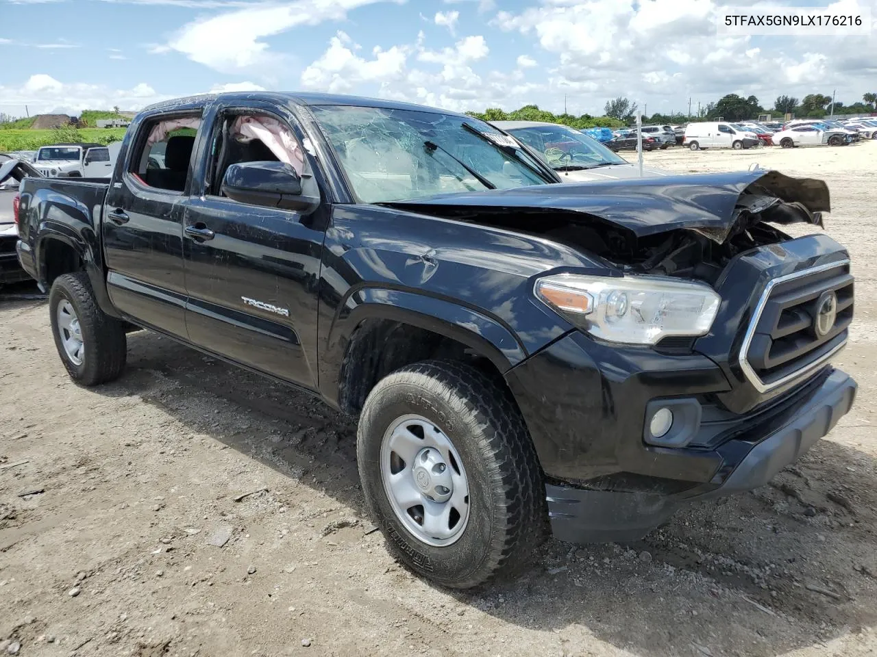 2020 Toyota Tacoma Double Cab VIN: 5TFAX5GN9LX176216 Lot: 69777384