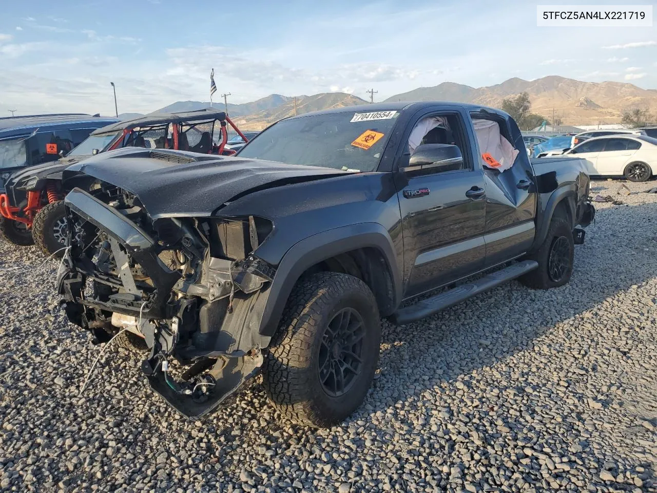 2020 Toyota Tacoma Double Cab VIN: 5TFCZ5AN4LX221719 Lot: 70410554