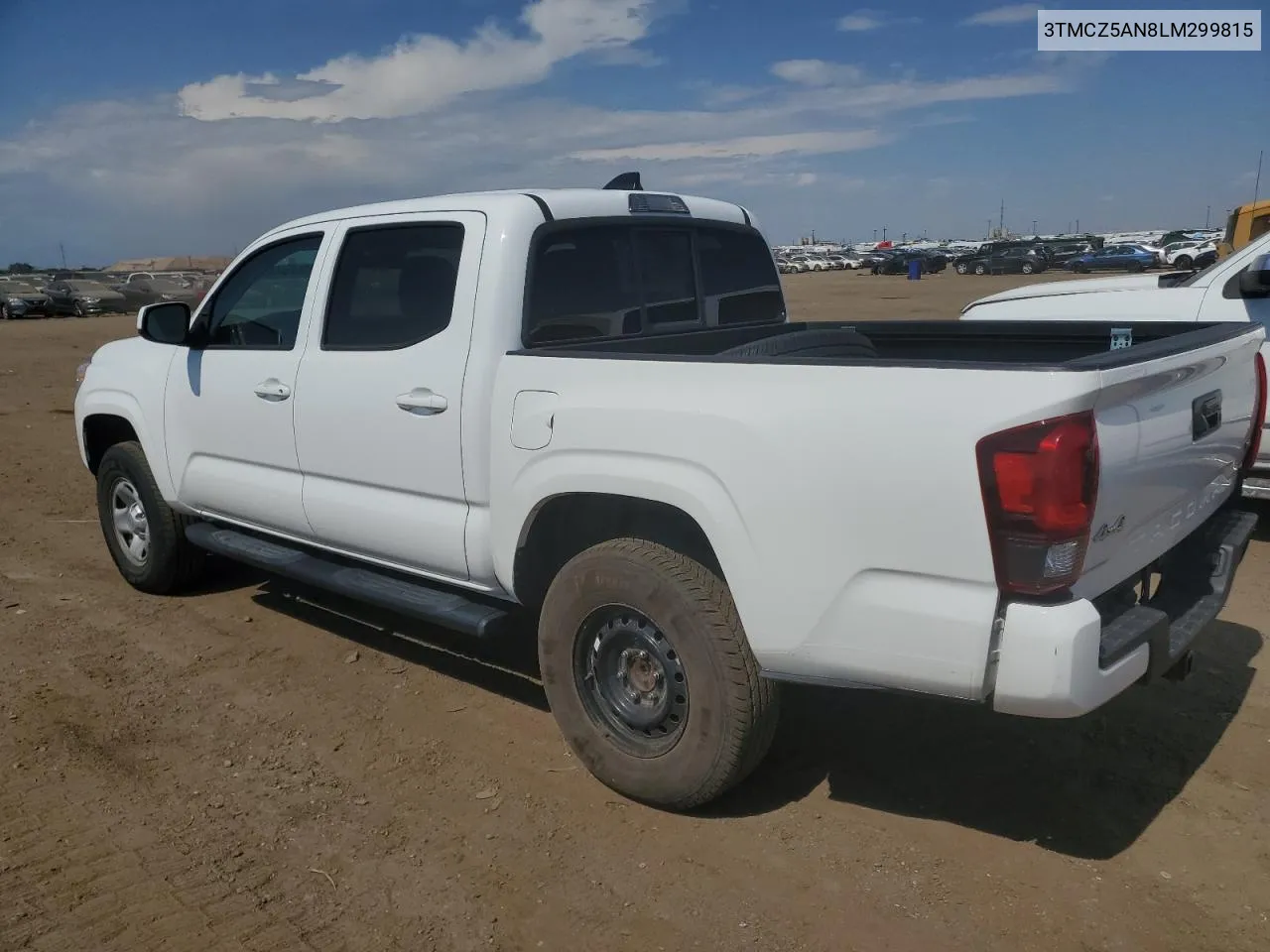 2020 Toyota Tacoma Double Cab VIN: 3TMCZ5AN8LM299815 Lot: 70445444