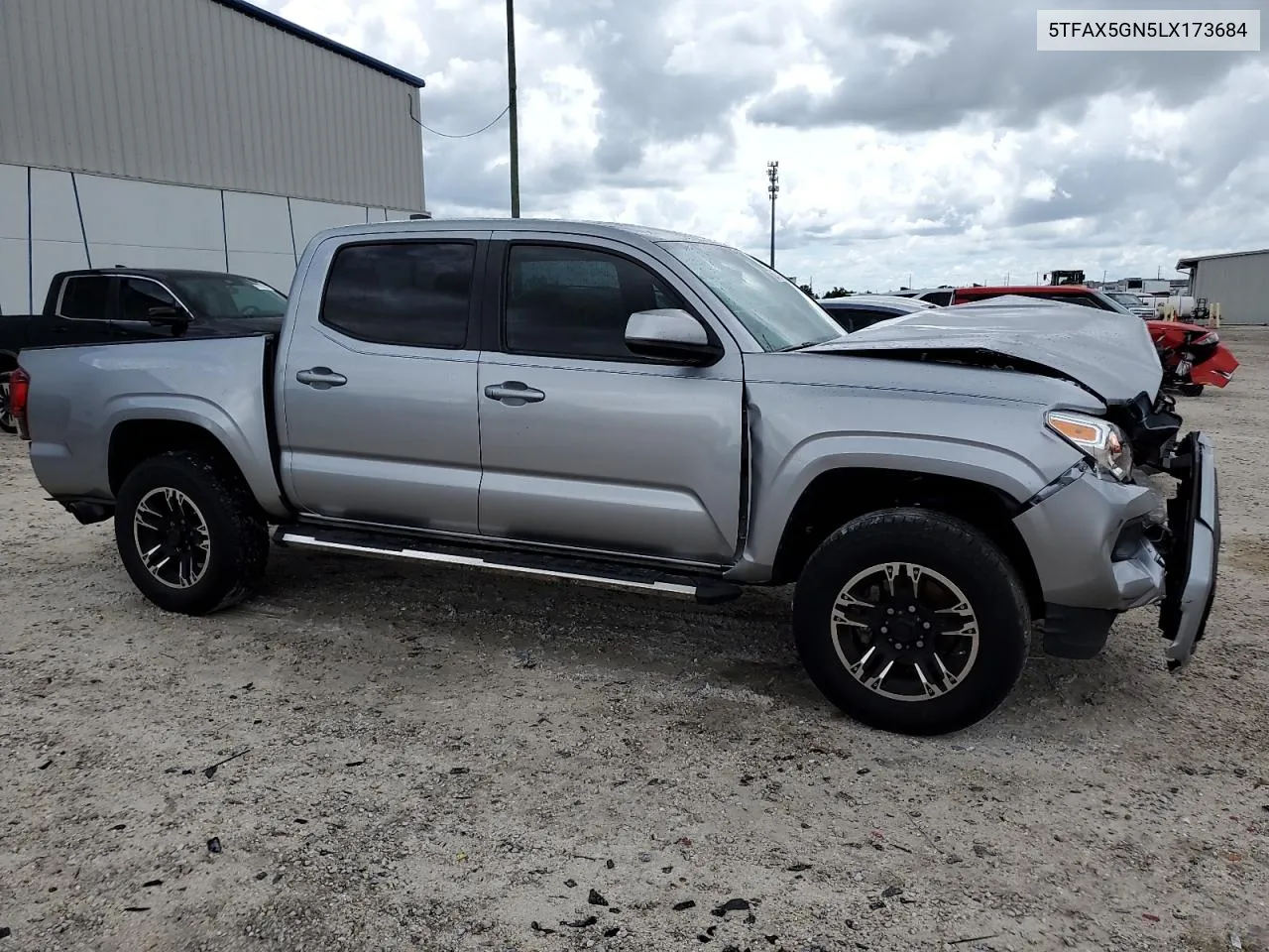 2020 Toyota Tacoma Double Cab VIN: 5TFAX5GN5LX173684 Lot: 70571094