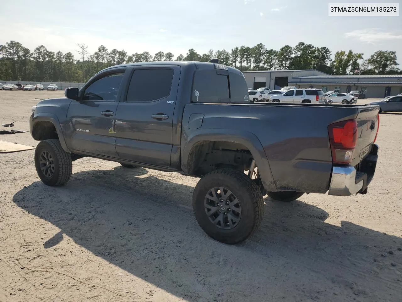 2020 Toyota Tacoma Double Cab VIN: 3TMAZ5CN6LM135273 Lot: 70721344